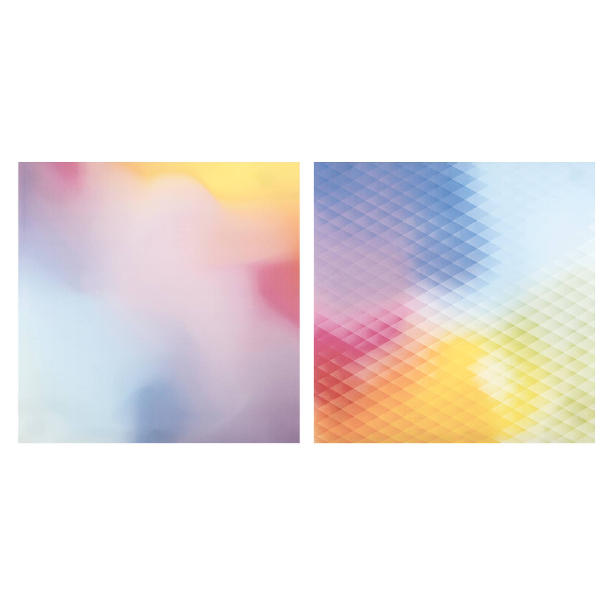 12" x 12" Rainbow Sublimation Sheets, 2ct. by Make Market®